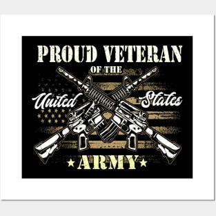 PROUD VETERAN Posters and Art